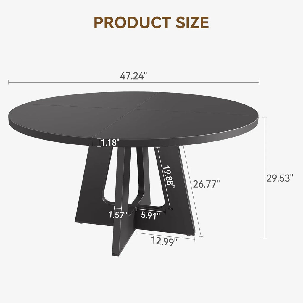 Rustic Round Dining Table
