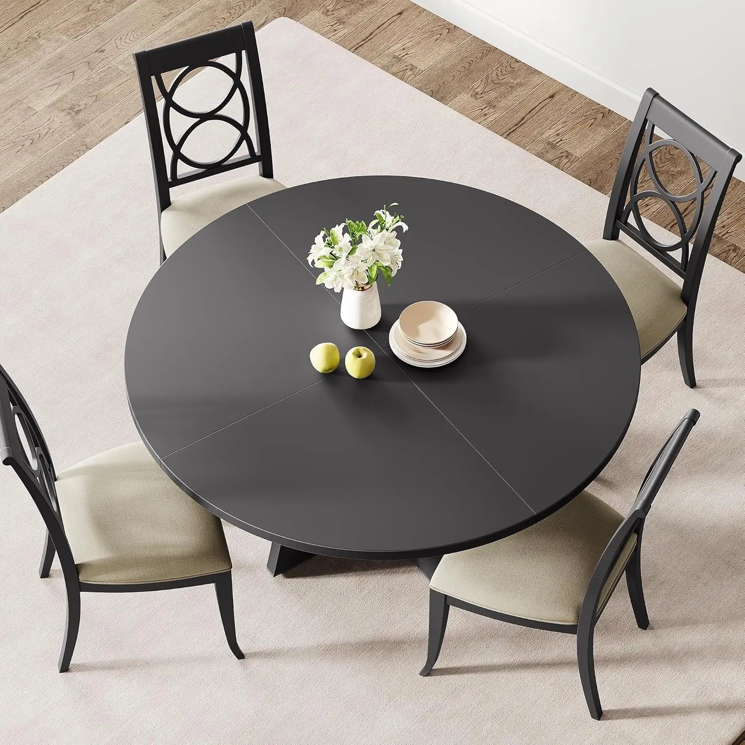 Rustic Round Dining Table