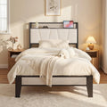 Bouclé Storage Bed