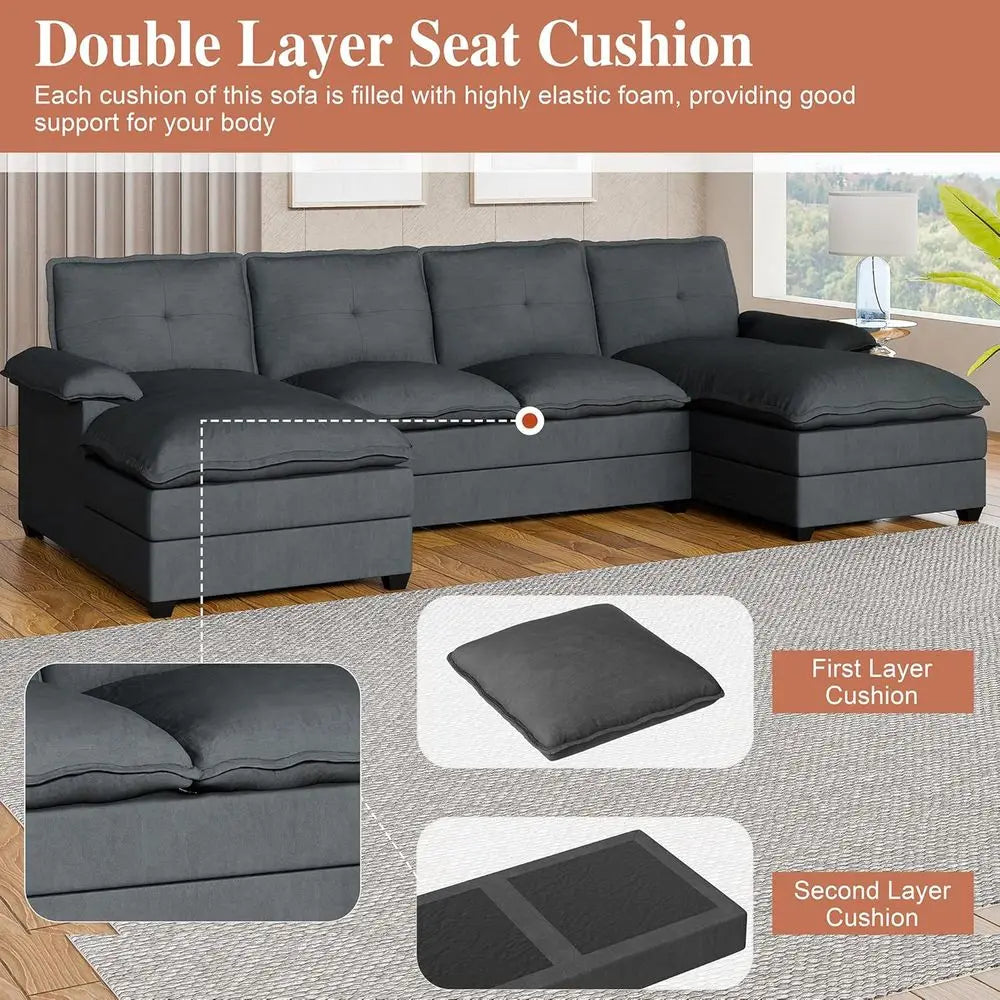 U-Shaped Cloud Sofa