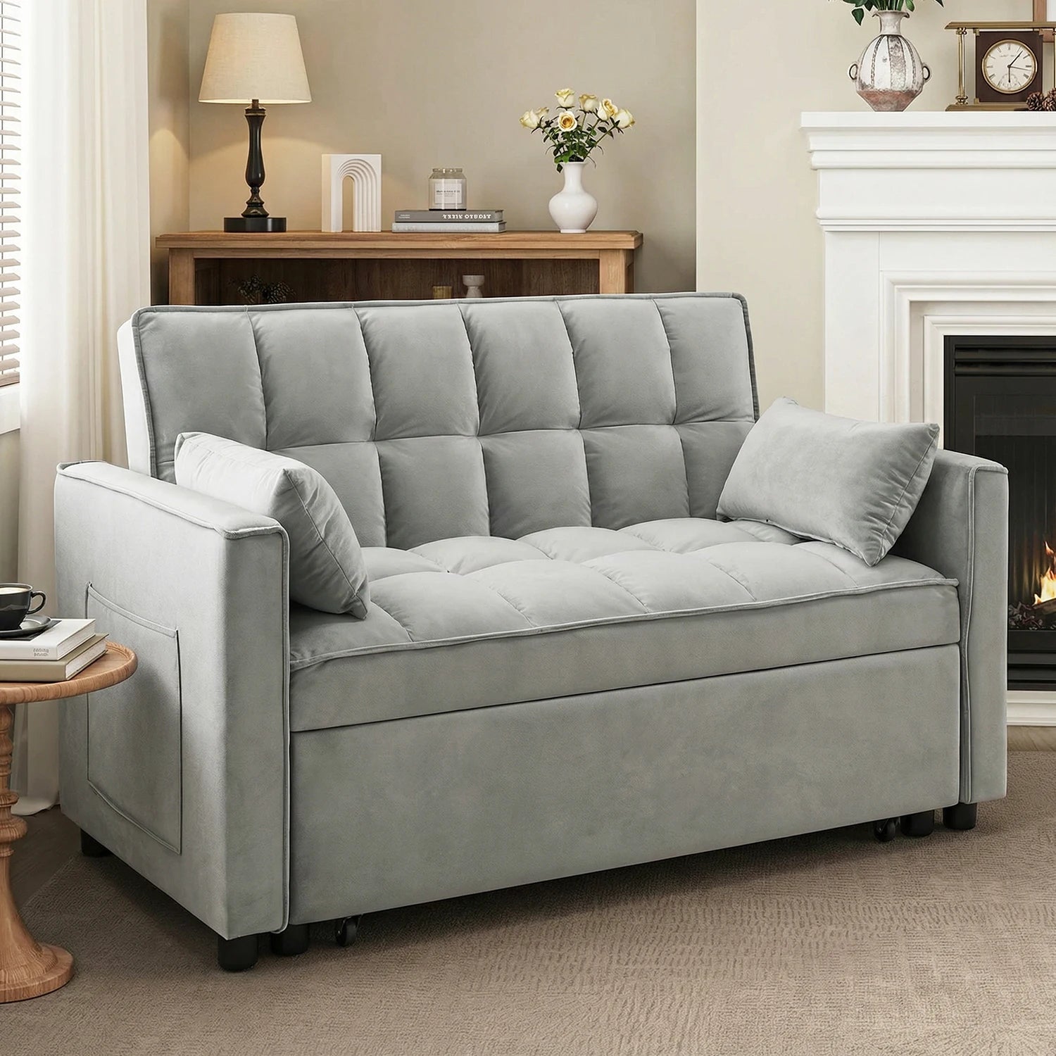 Velvet Sleeper Sofa