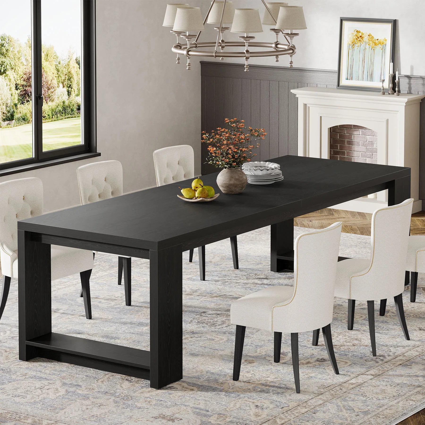 Modern Pedestal Dining Table